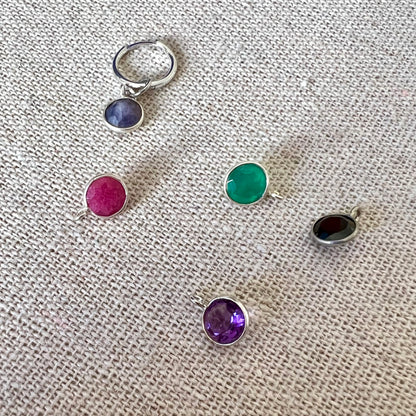 Red Ropadada pendant (silver and gold)