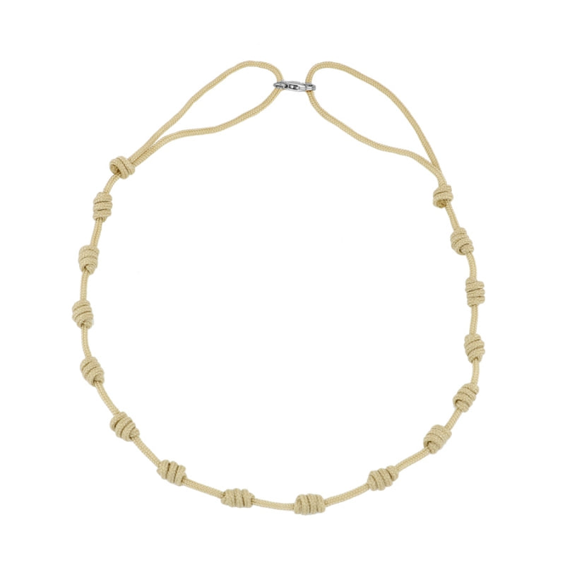 Collar nudos Maxi letra WATERPROOF (12 colores)