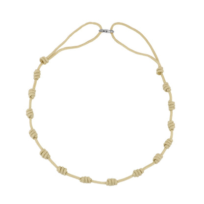 Collar nudos Maxi letra WATERPROOF (12 colores)