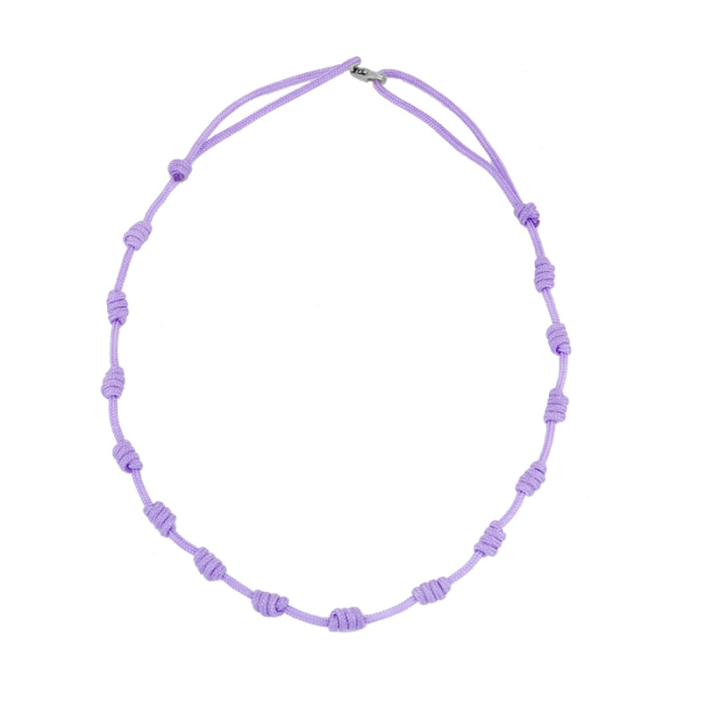 Collar nudos Maxi letra WATERPROOF (12 colores)