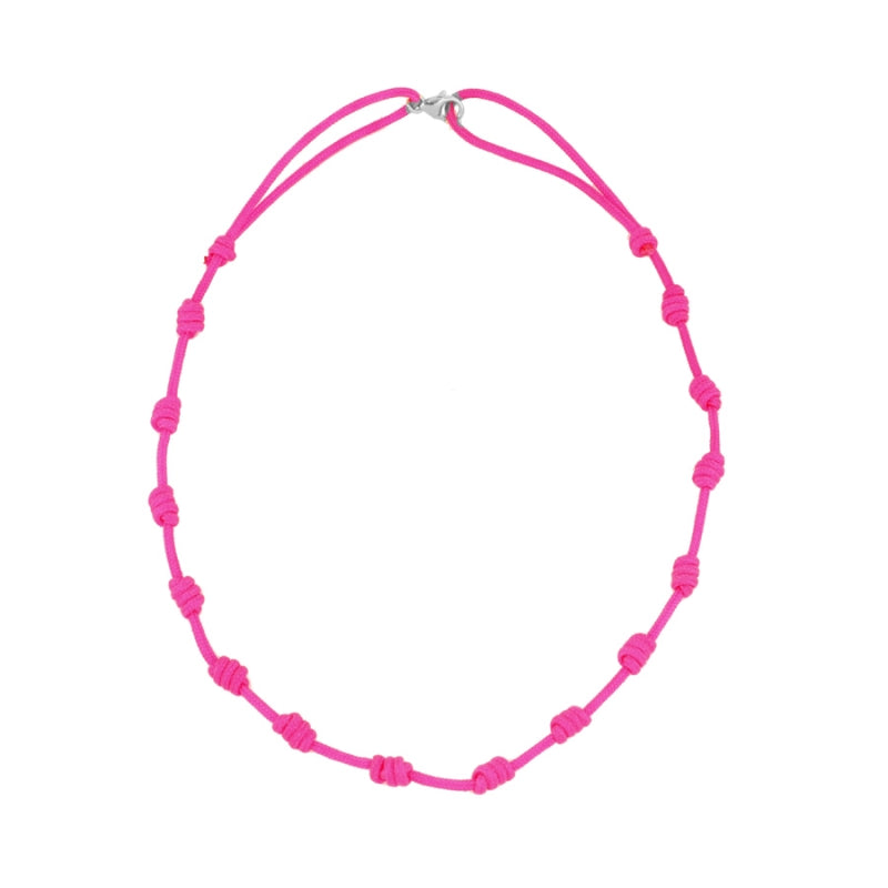 Collar nudos Maxi letra WATERPROOF (12 colores)