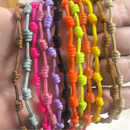 Collar nudos Maxi letra WATERPROOF (12 colores)