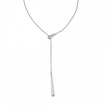 collar largo omega ajustable de acero hipoalergénico dorado resistente al agua