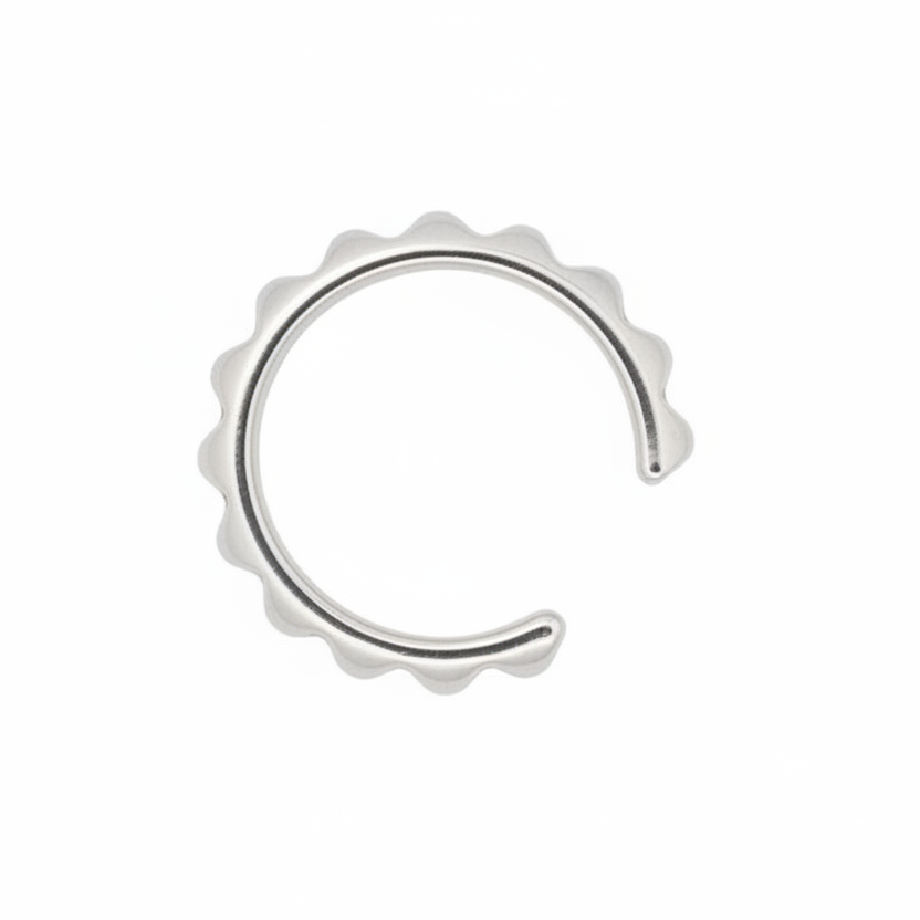 Ear cuff Funky (plata y oro)