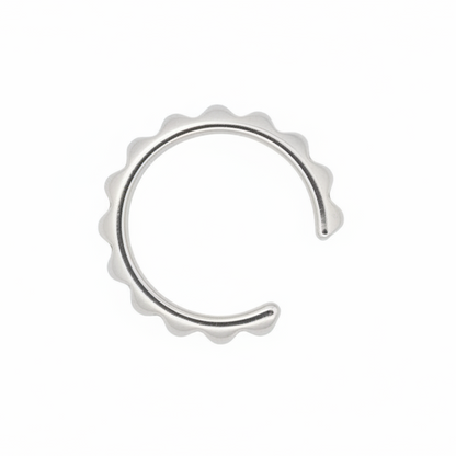 Ear cuff Funky (plata y oro)