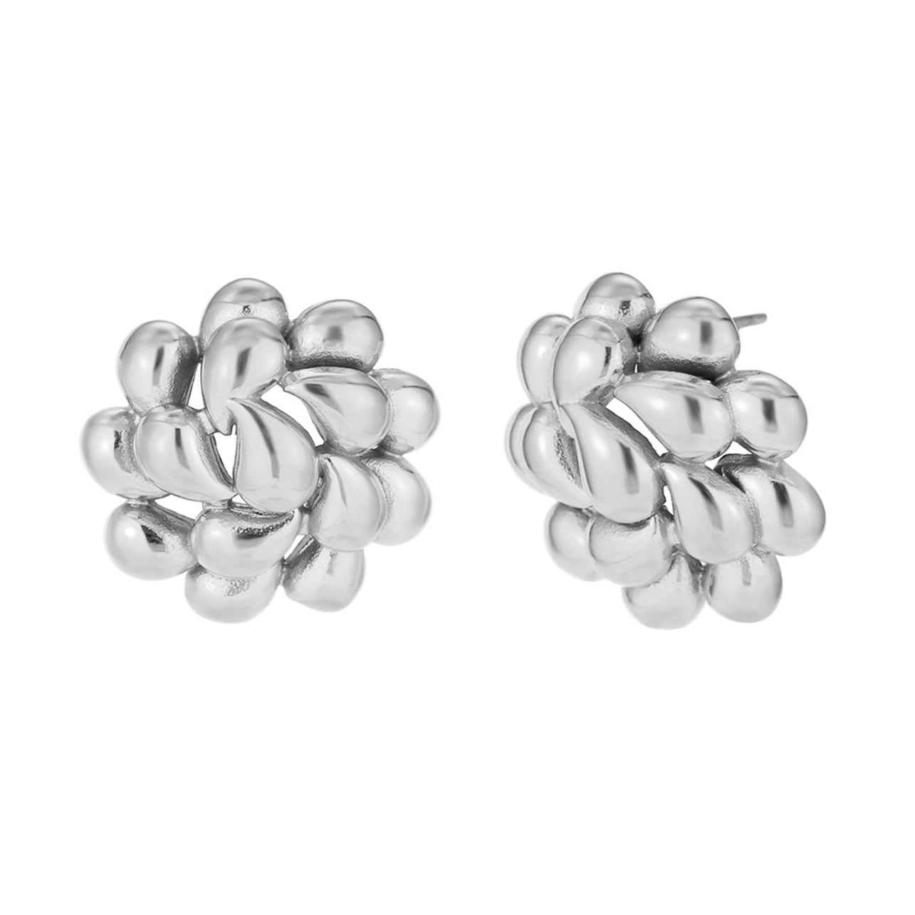 PENDIENTES GRANDES CON RELIEVE IRREGULAR
ESTILO VINTAGE. Son de acero hipoalergénico resistente al agua y bañado en oro o plata. Diseño similar a los pendientes de de maria pombo por agatha paris