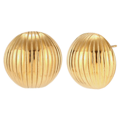 pendientes de bola de discoteca en acero hipoalergénico y resistente al agua. Acabados en dorado y plateado. Son estilo años 60 y 70 , perfectos para invitadas a boda, comunión, bautizo o para regalar a una madre. No pesan y son adecuados para oreja rasgada. 