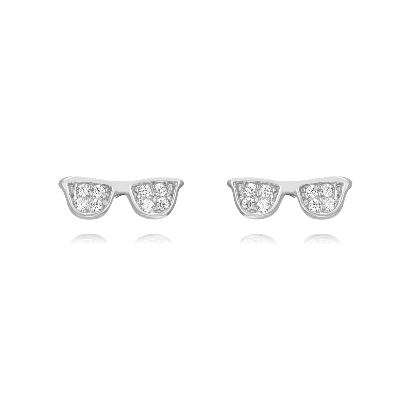 pendientes para verano de gafas de sol. Son perfectos para piercing y el material es de plata de ley con baño de oro 18 kilates. gold plated sterling silver sunglasses earrings