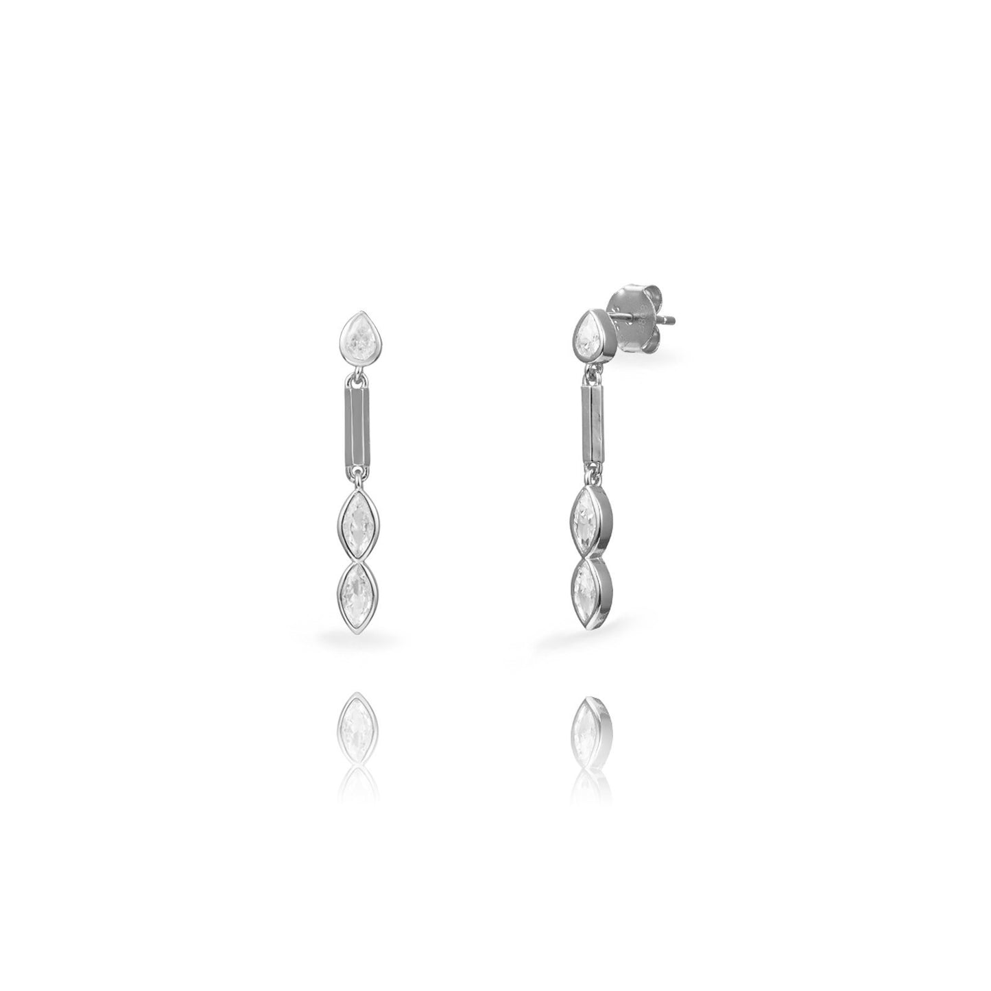 Pendientes Marquesita LIGEROS (plata y oro)