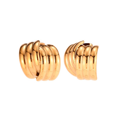 PENDIENTES  de nudo o lazo
ESTILO VINTAGE. Son de acero hipoalergénico resistente al agua y bañado en oro o plata. Diseño similar a los pendientes de de maria pombo por agatha paris