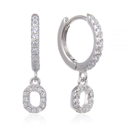 PRE-ORDER Letter Earrings (Silver)