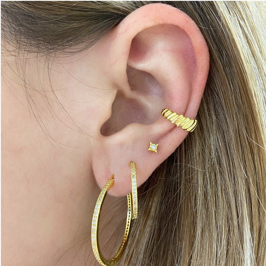 JLo MIDI Hoops (silver and gold)