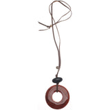 Donut Marble long necklace (4 colors)