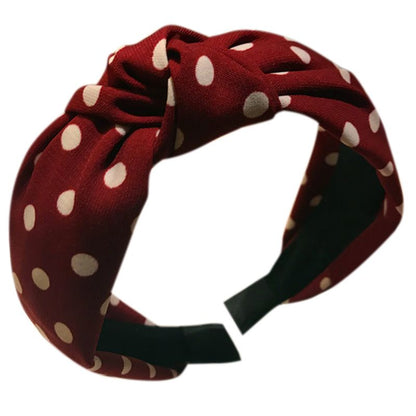 Polka dot headband (4 colours)