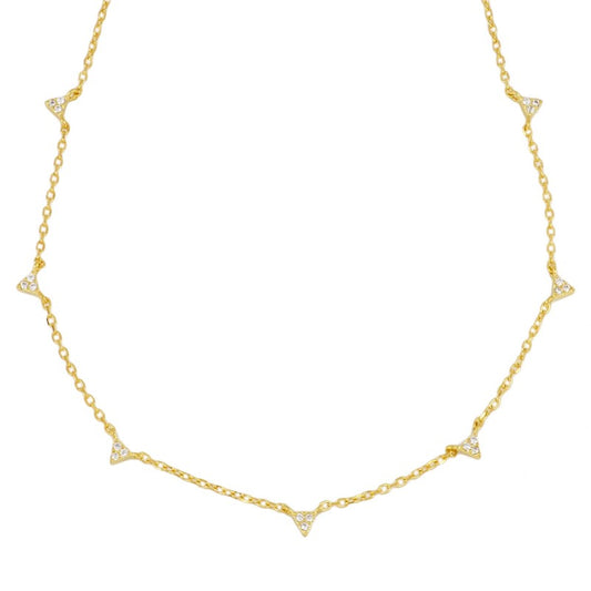 Tokyo choker (silver and gold)