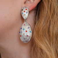 Cappadocia earrings (gold and silver)
